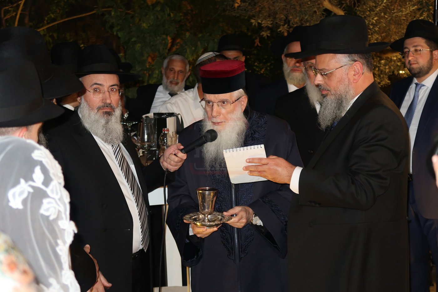 שמחת נישואי נכד האדמו"ר רבי יחיאל אבוחצירא 