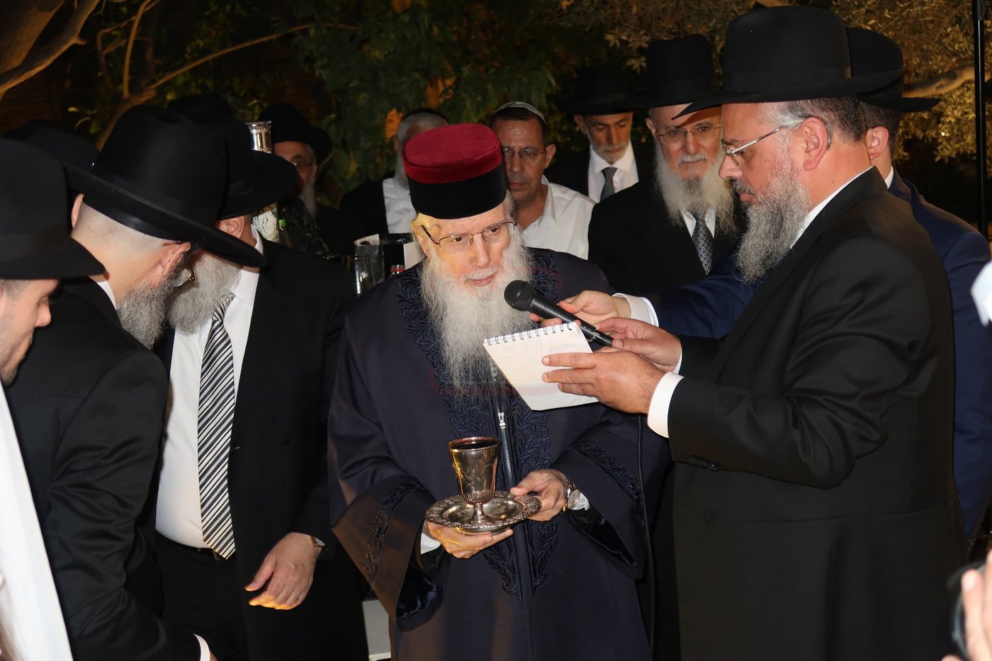 שמחת נישואי נכד האדמו"ר רבי יחיאל אבוחצירא 