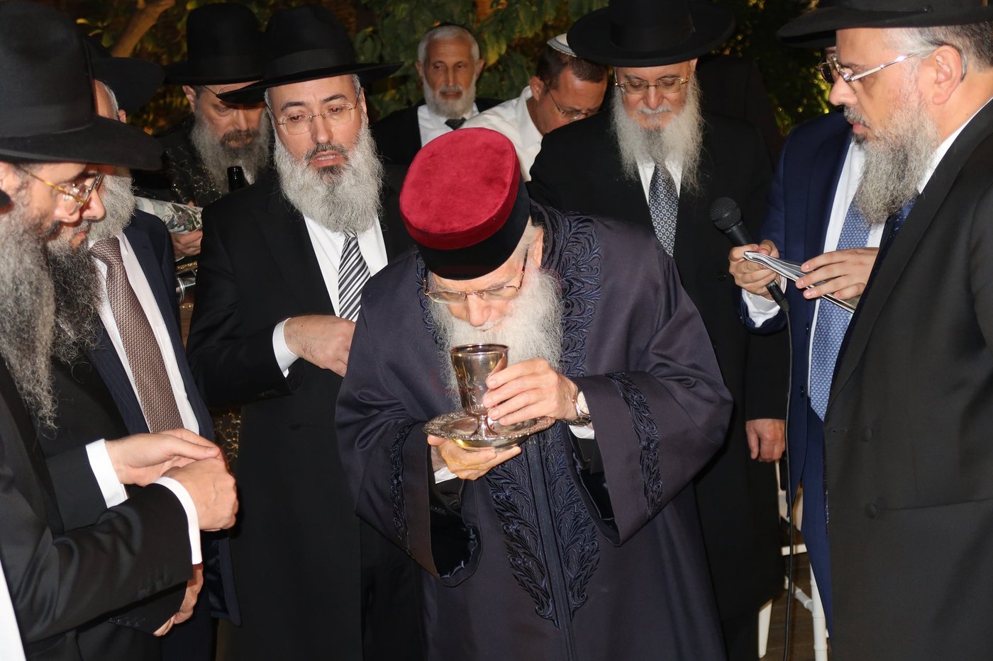 שמחת נישואי נכד האדמו"ר רבי יחיאל אבוחצירא 