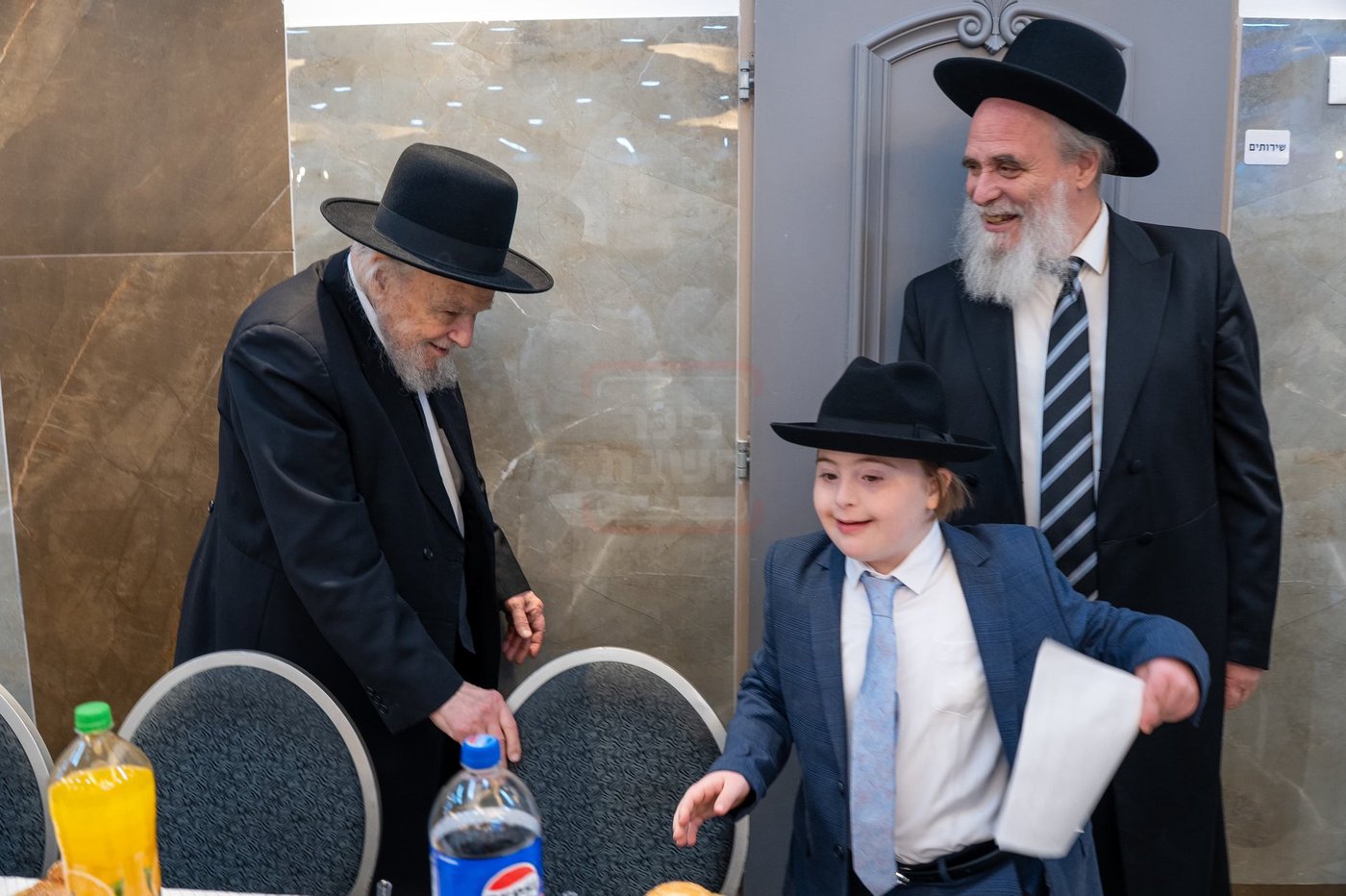 שמחץ בר המצווה לבן הרה"ג ר' חיים שולמן