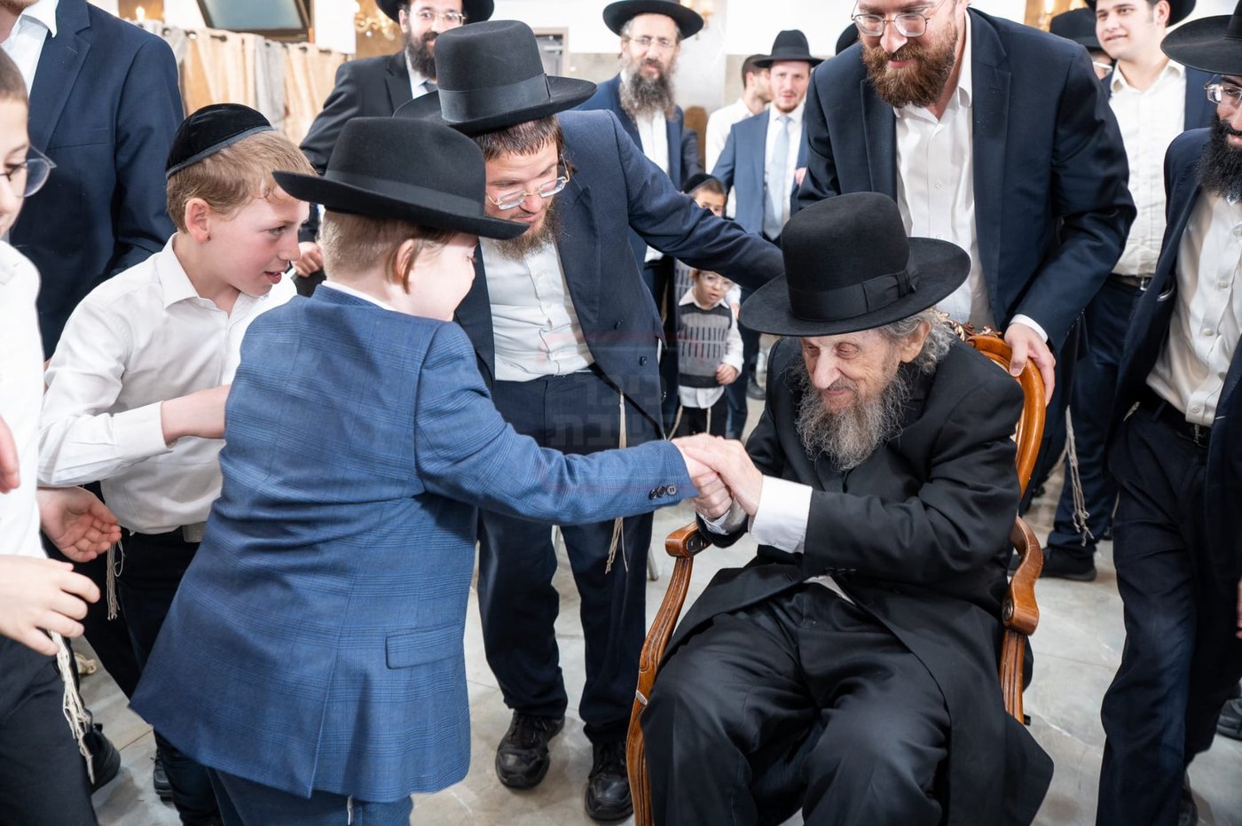 שמחץ בר המצווה לבן הרה"ג ר' חיים שולמן