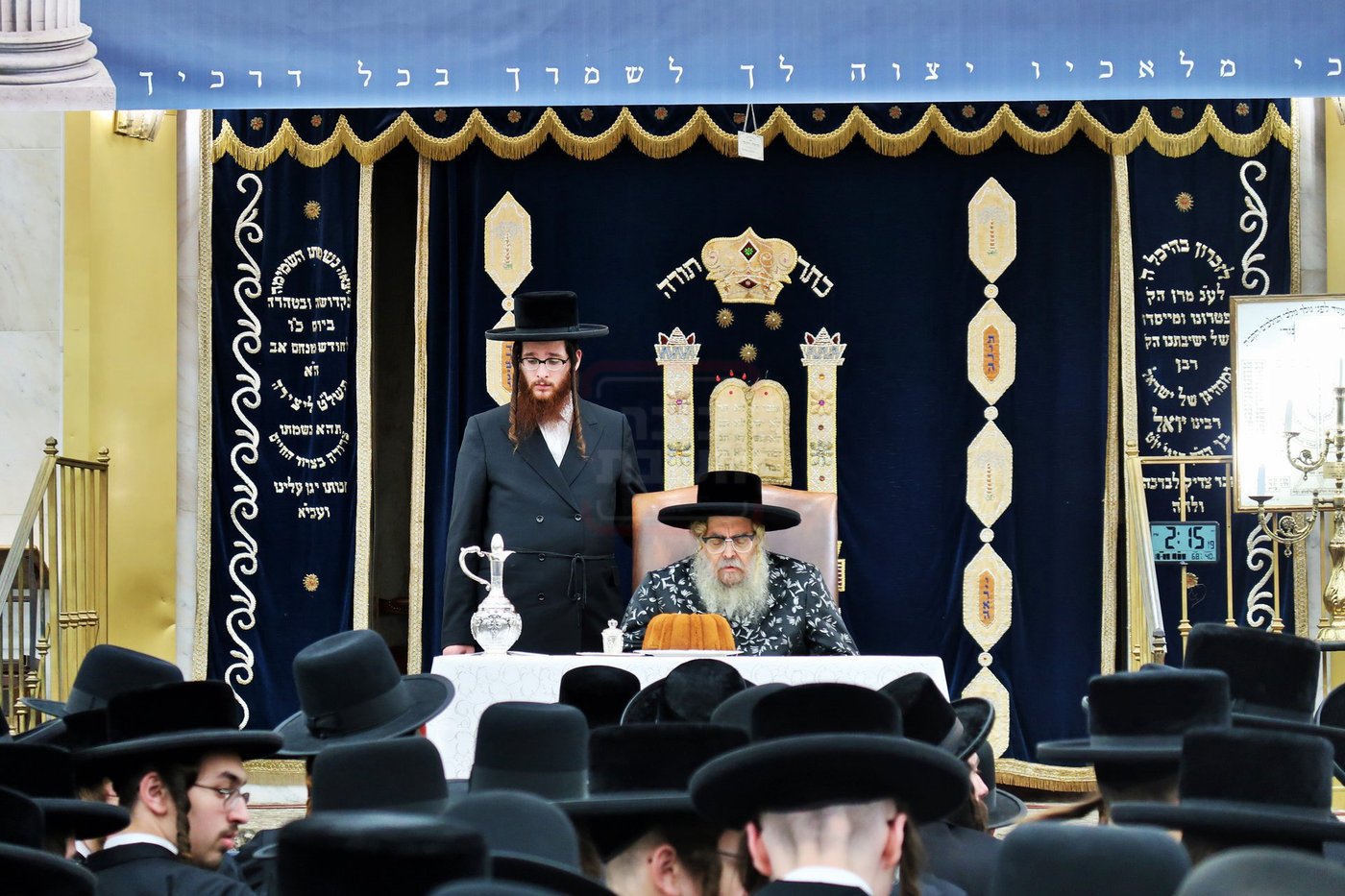 מעמד צאתכם לשלום לאדמו"ר מסאטמר