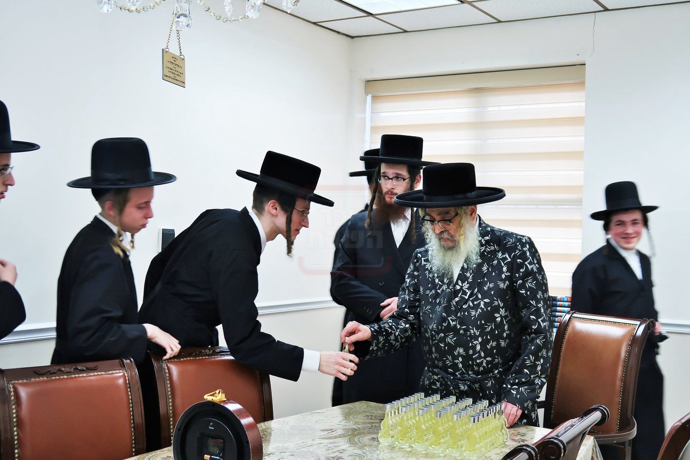 מעמד צאתכם לשלום לאדמו"ר מסאטמר