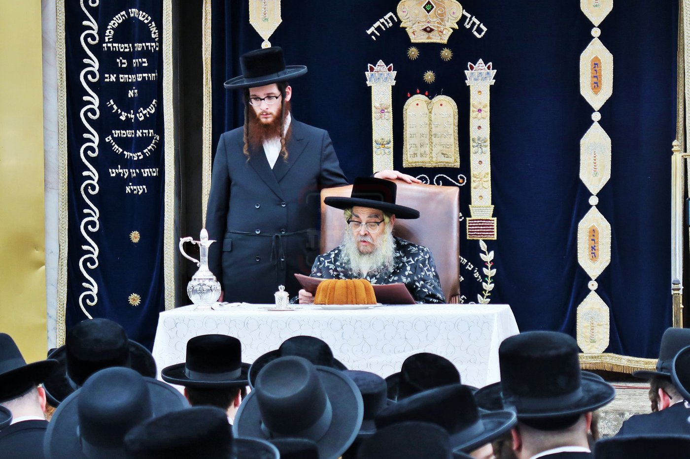 מעמד צאתכם לשלום לאדמו"ר מסאטמר