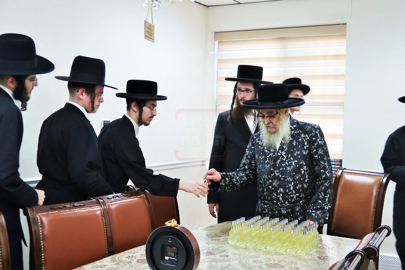 מעמד צאתכם לשלום לאדמו"ר מסאטמר