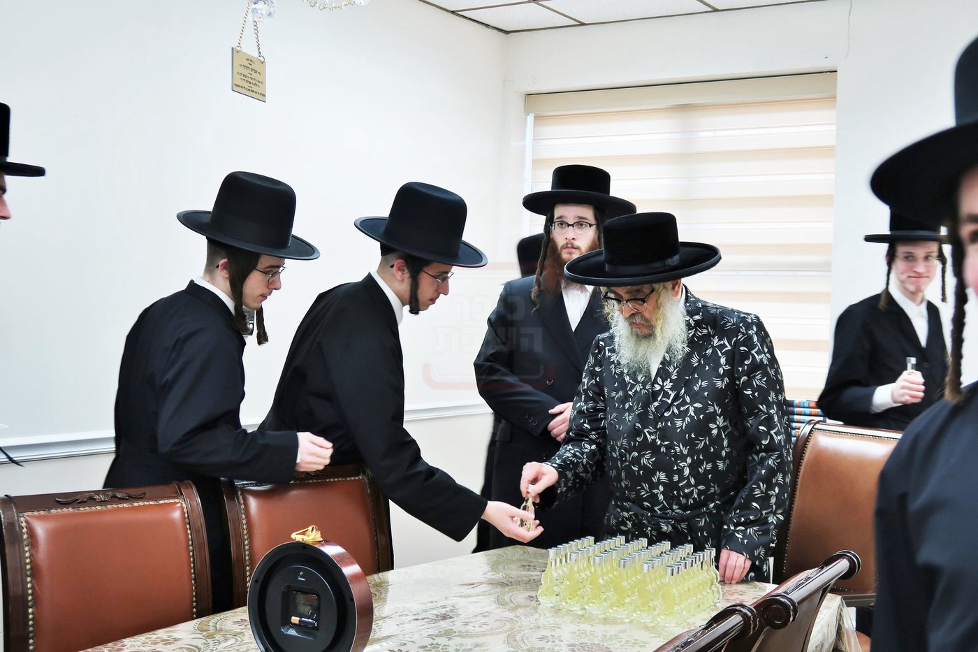 מעמד צאתכם לשלום לאדמו"ר מסאטמר