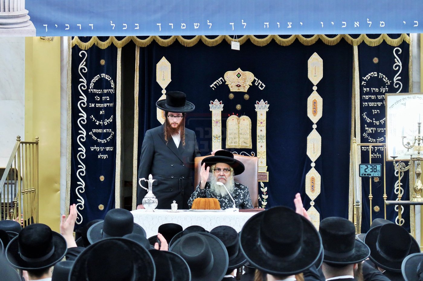 מעמד צאתכם לשלום לאדמו"ר מסאטמר