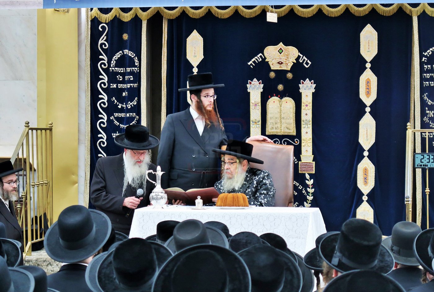 מעמד צאתכם לשלום לאדמו"ר מסאטמר