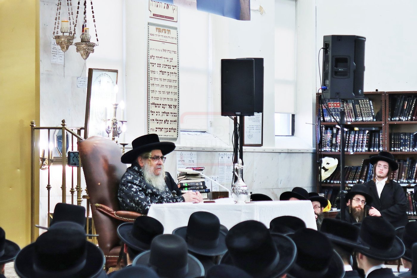 מעמד צאתכם לשלום לאדמו"ר מסאטמר