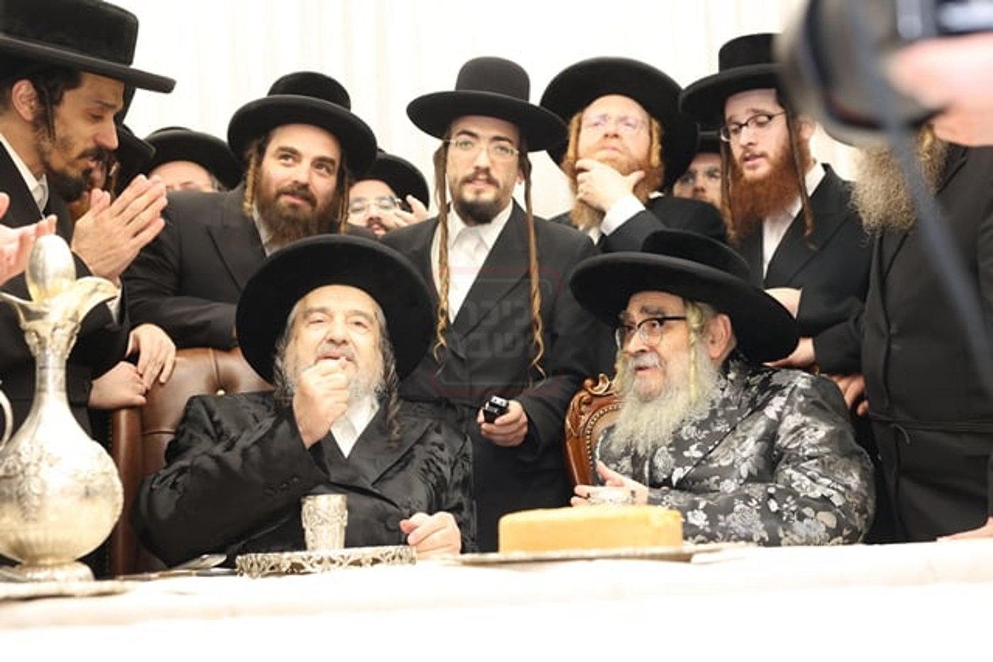 האדמו"ר מסאטמר בביקור אצל הגרי"מ שכטר