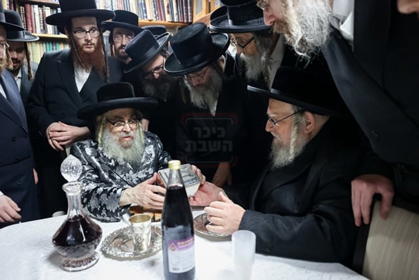 האדמו"ר מסאטמר בביקור אצל הגאון רבי משה טייטלבוים