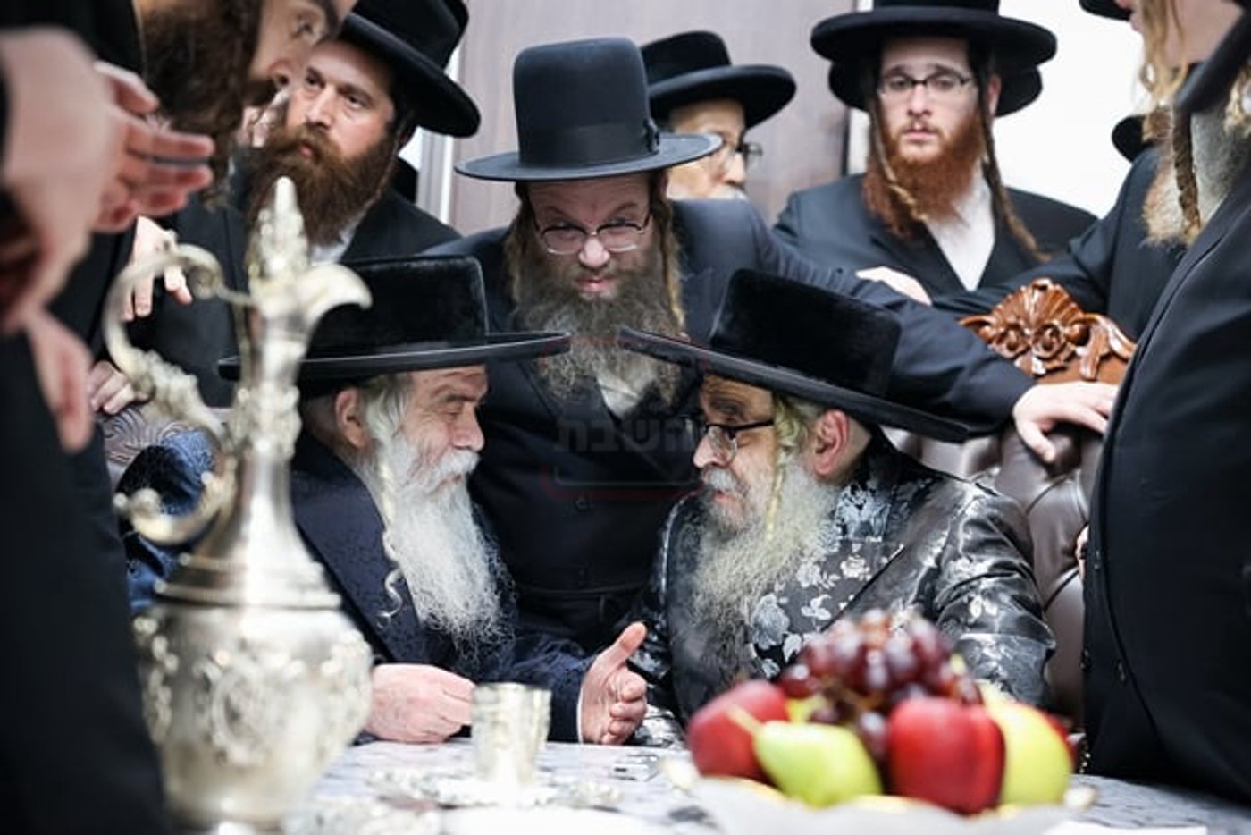 האדמו"ר מסאטמר בביקור אצל האדמו"ר מקרעטשניף י-ם