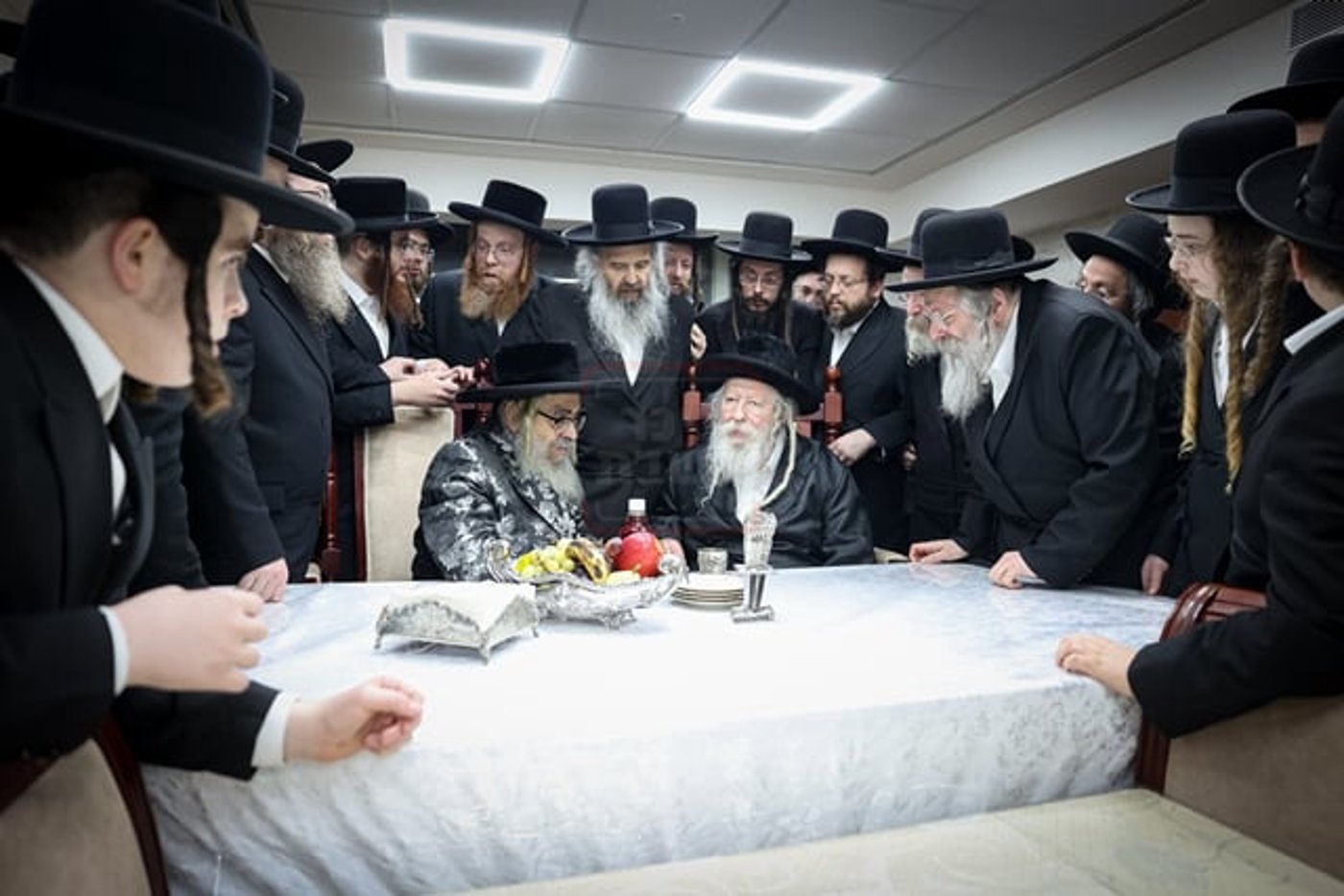 האדמו"ר מסאטמר בביקור אצל האדמו"ר מגור