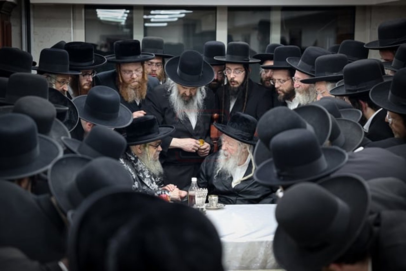 האדמו"ר מסאטמר בביקור אצל האדמו"ר מגור