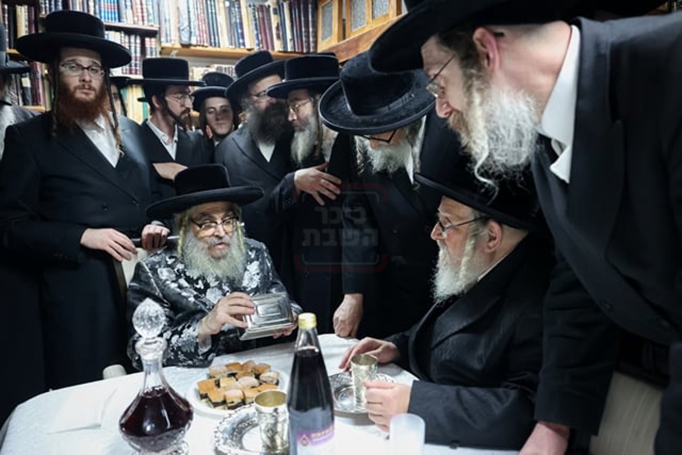 האדמו"ר מסאטמר בביקור אצל הגאון רבי משה טייטלבוים