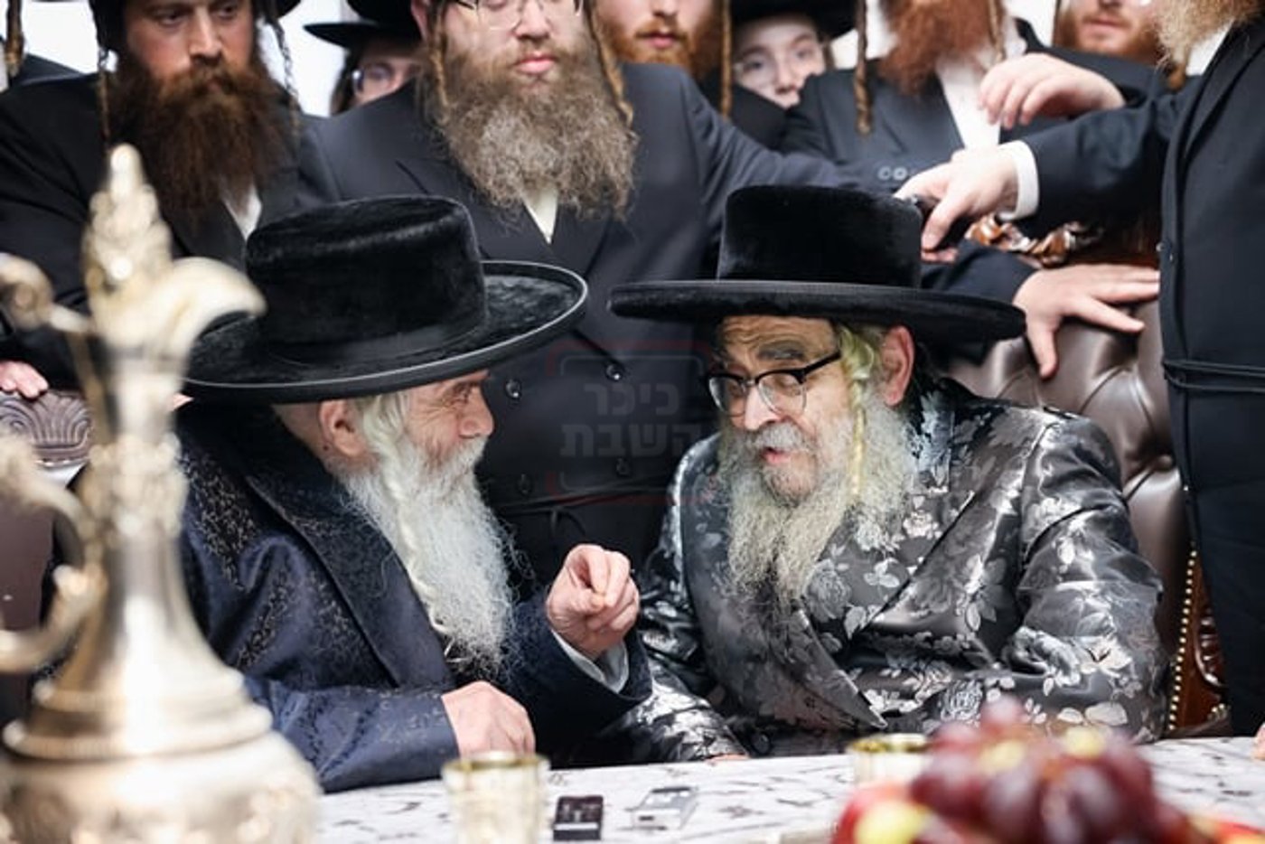 האדמו"ר מסאטמר בביקור אצל האדמו"ר מקרעטשניף י-ם