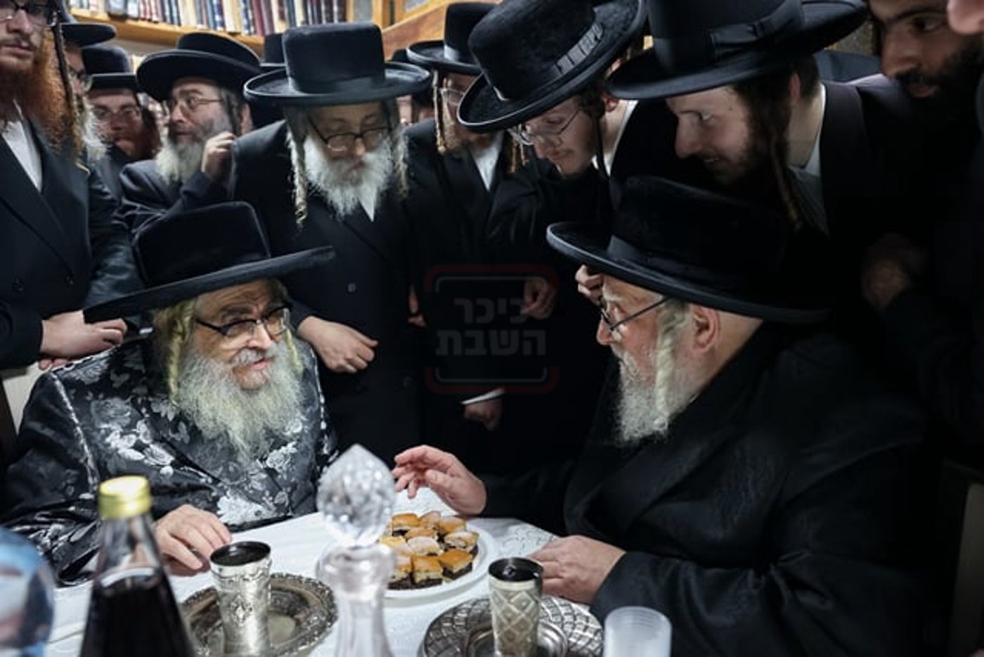 האדמו"ר מסאטמר בביקור אצל הגאון רבי משה טייטלבוים