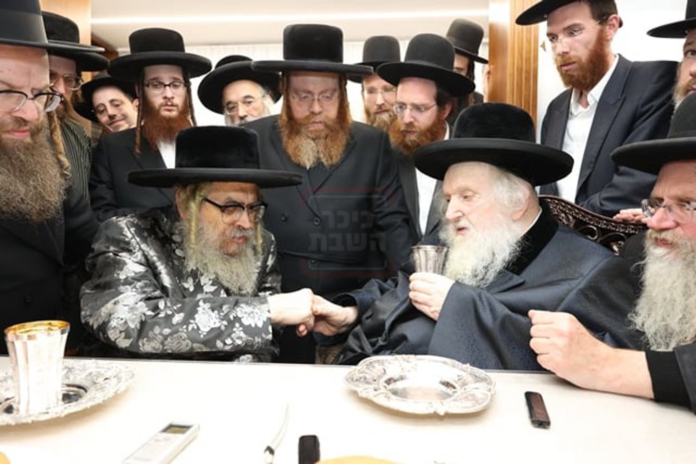 האדמו"ר מסאטמר בביקור אצל הגר"מ שטרנבוך