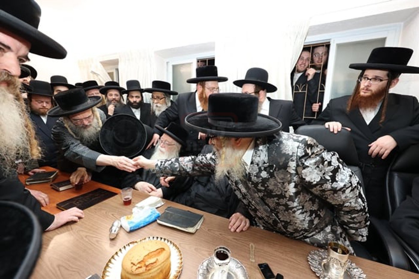 קבלת פנים לאדמו"ר מסאטמר בבד"ץ העדה החרדית