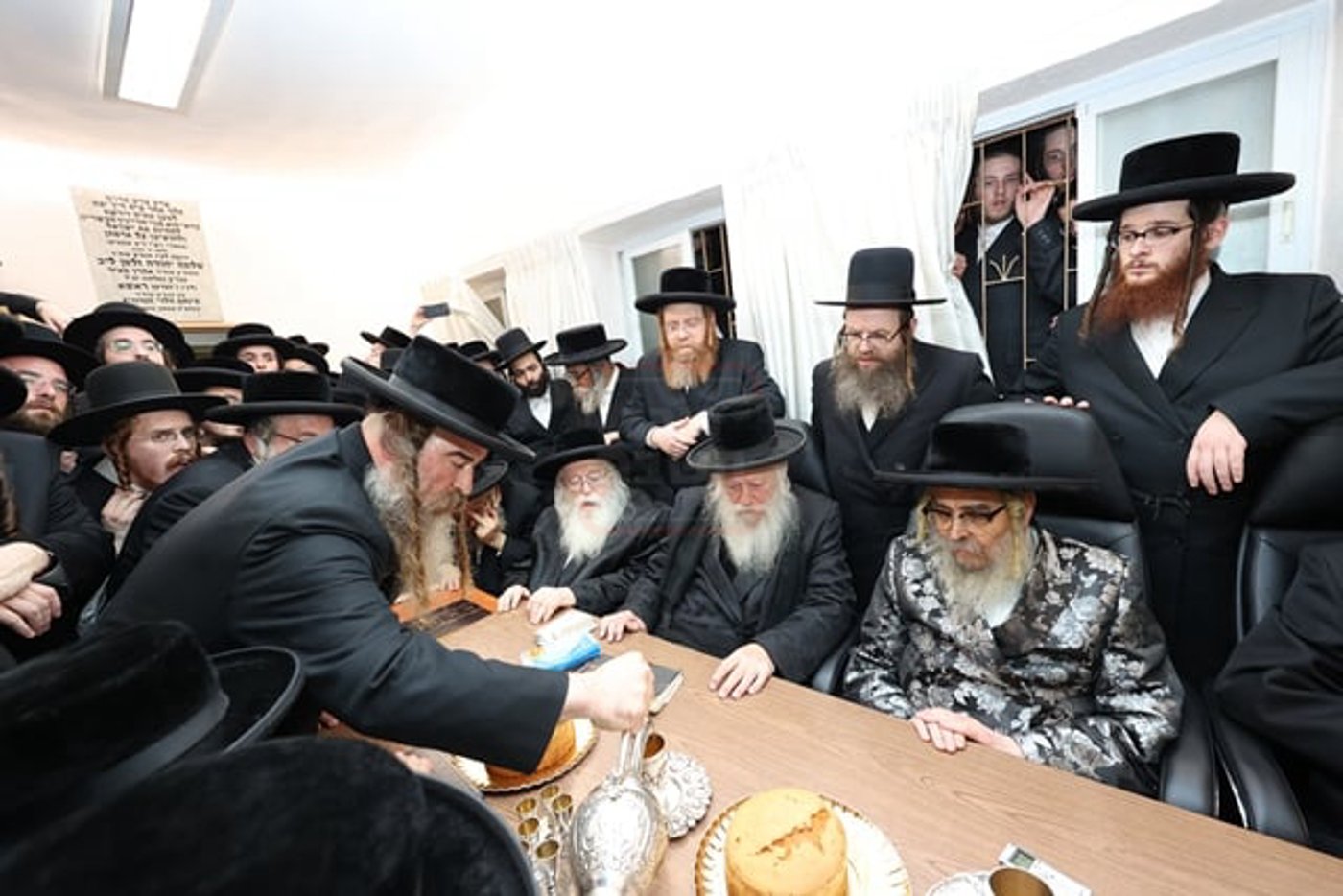 קבלת פנים לאדמו"ר מסאטמר בבד"ץ העדה החרדית