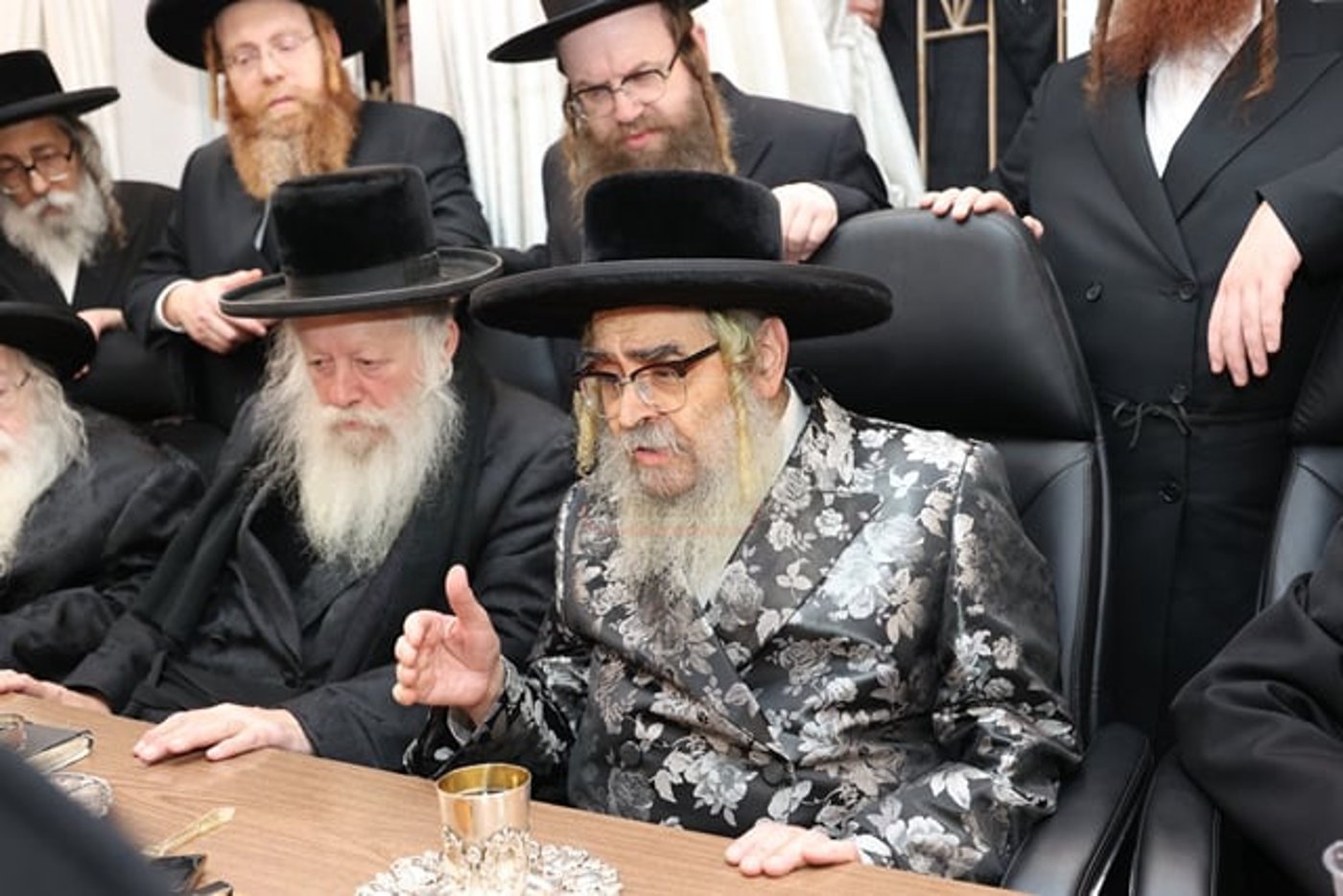 קבלת פנים לאדמו"ר מסאטמר בבד"ץ העדה החרדית