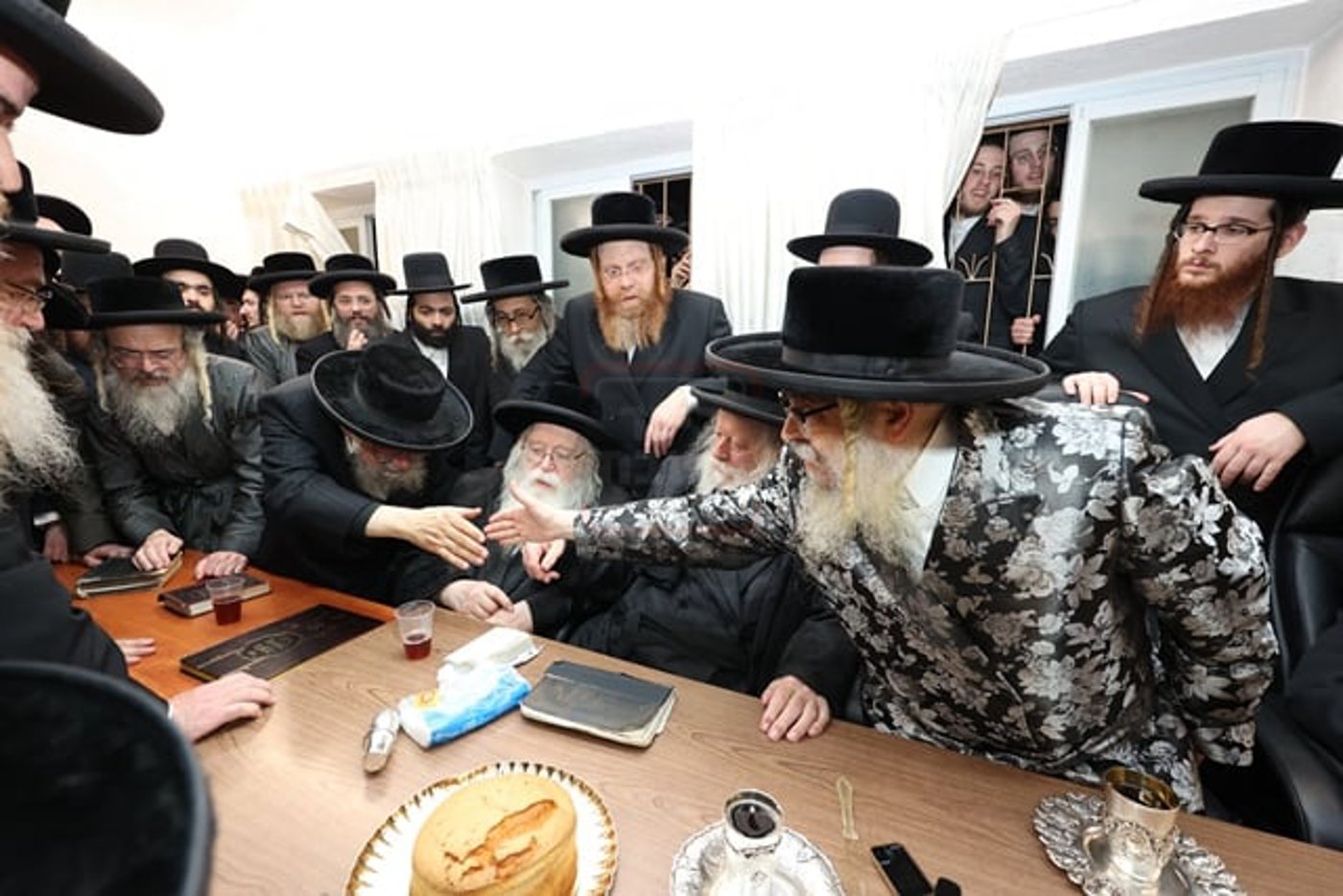 קבלת פנים לאדמו"ר מסאטמר בבד"ץ העדה החרדית