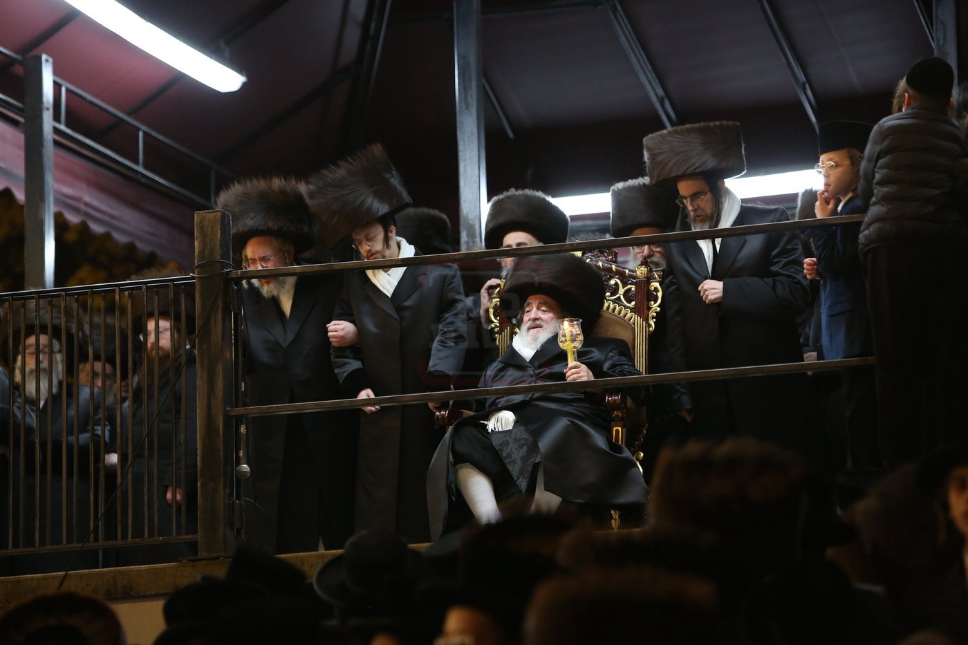 שמחת נישואי נכדת האדמו"ר מויז'ניץ, במונסי