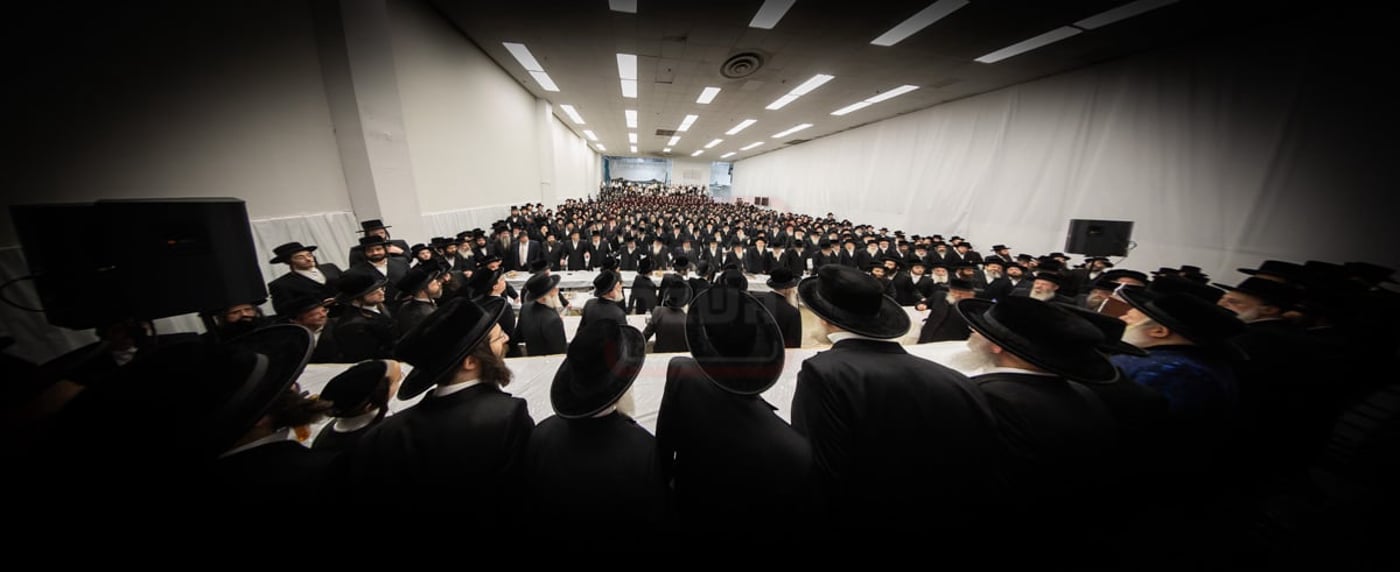 מעמד הכתרת הרה"ג ר' יחזקאל ליפשיץ לדומ"צ באבוב לינדן