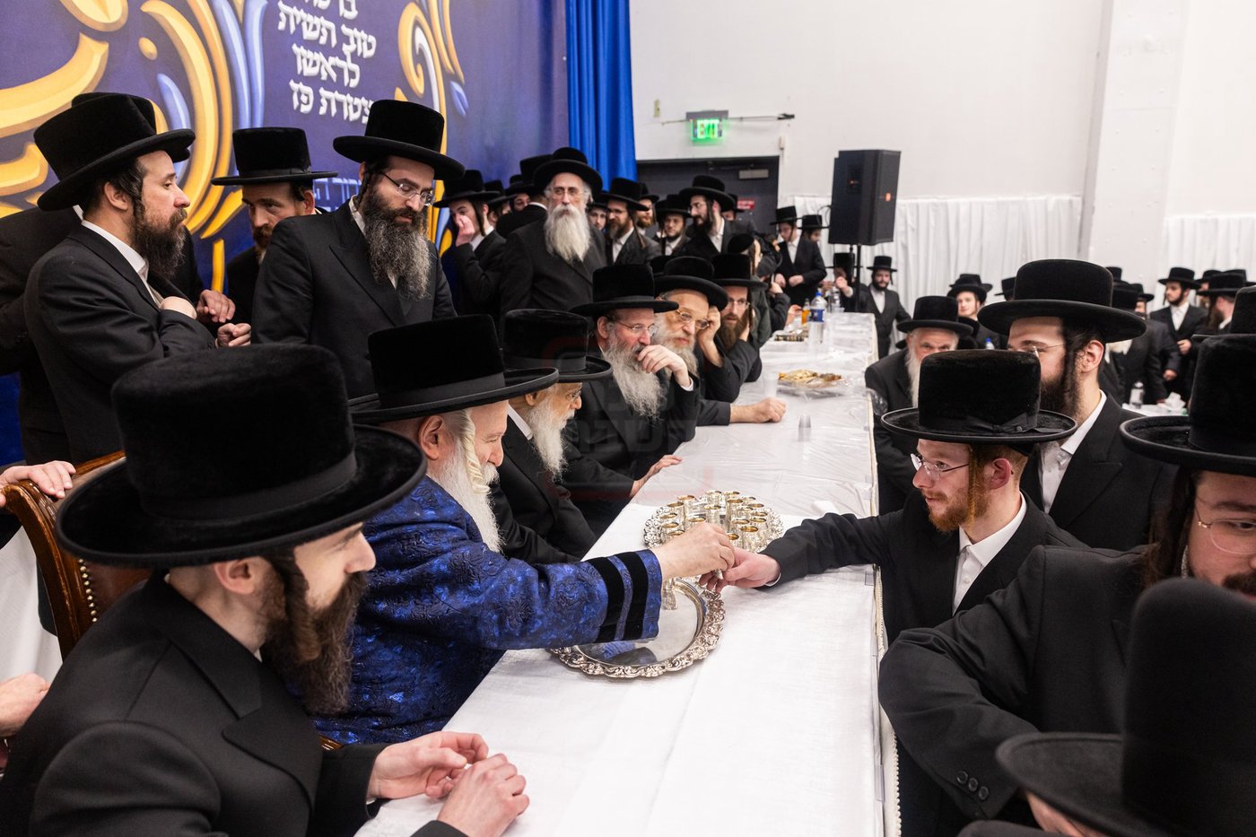 מעמד הכתרת הרה"ג ר' יחזקאל ליפשיץ לדומ"צ באבוב לינדן