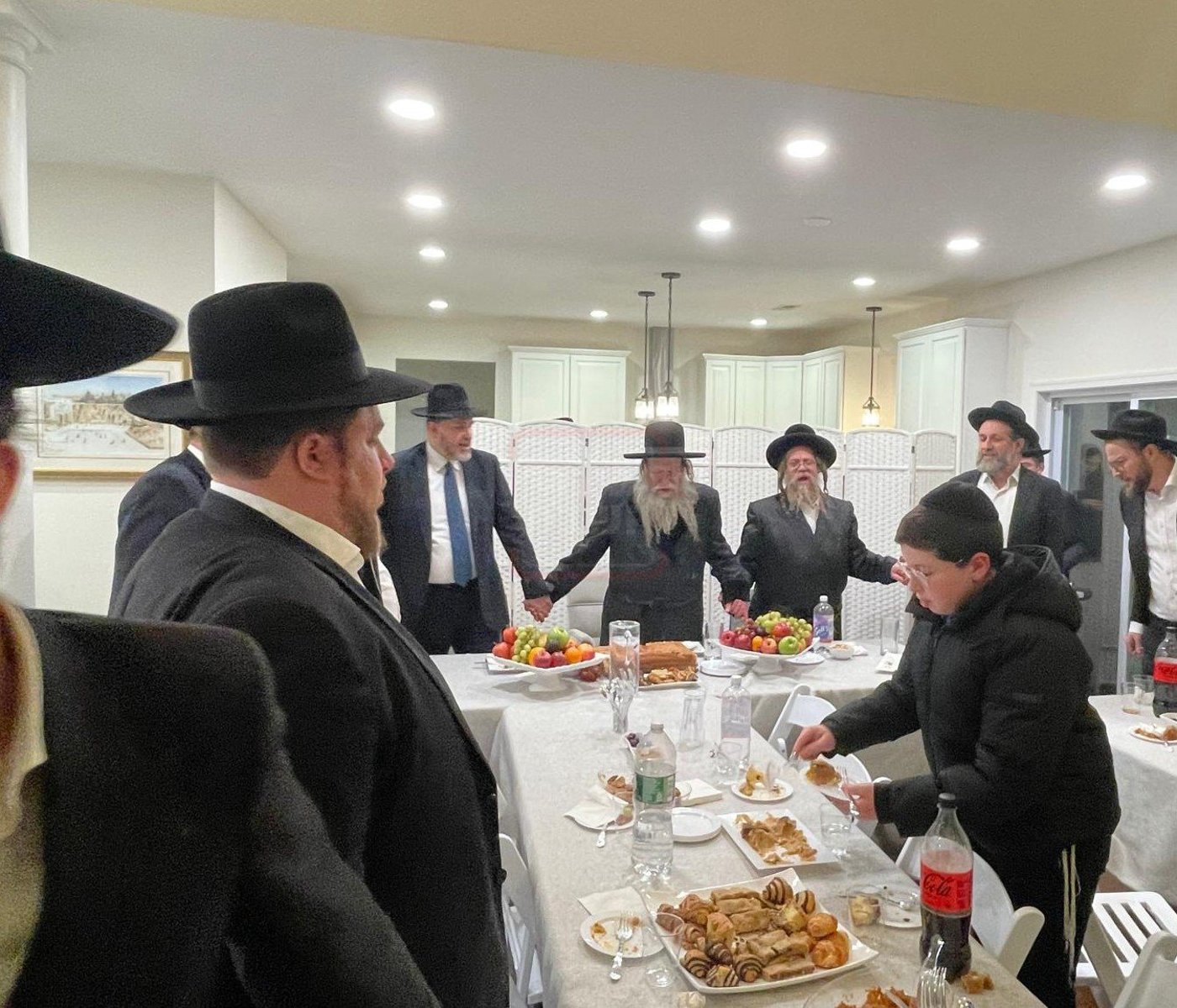 האדמו"ר מקוזמיר בביקור בארה"ב