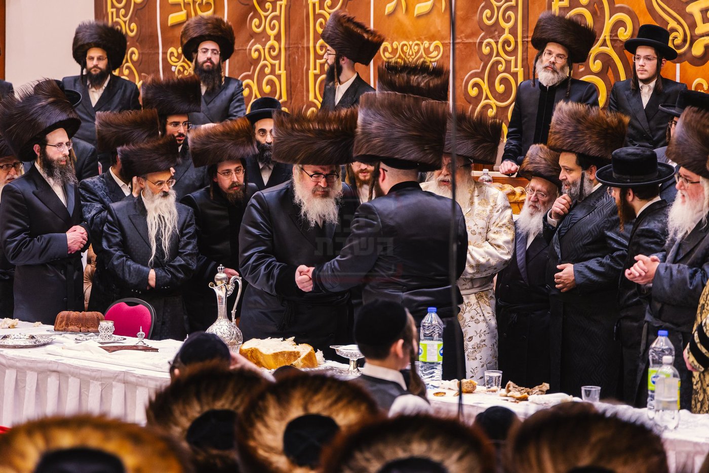 האדמו"ר מויז'ניץ מונטריאול בשמחת בית טאהש