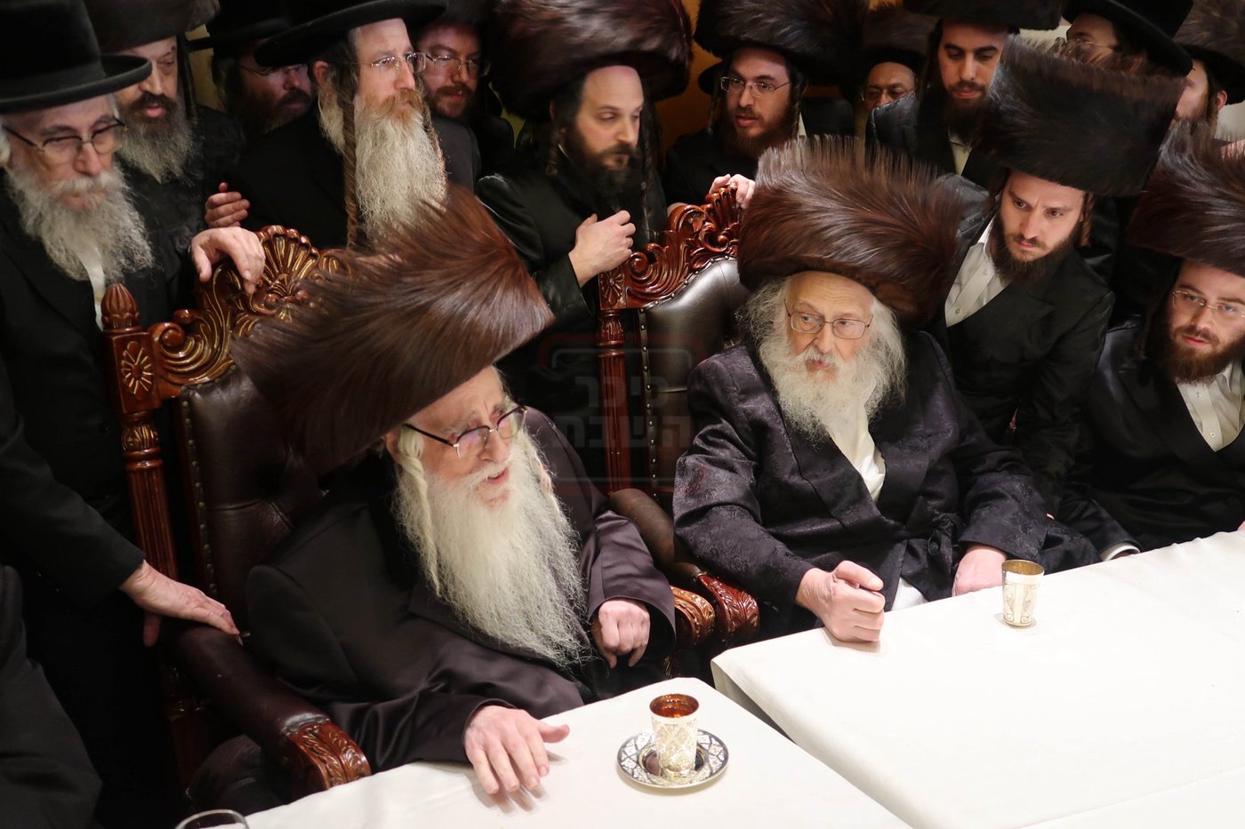 האדמו"ר מצאנז בשמחת בית הורדנקא