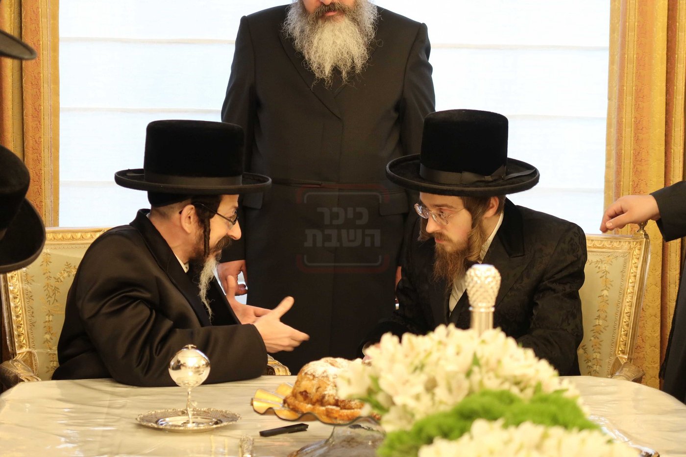 האדמו"ר מסקולען בביקור אצל האדמו"ר מסאדיגורה