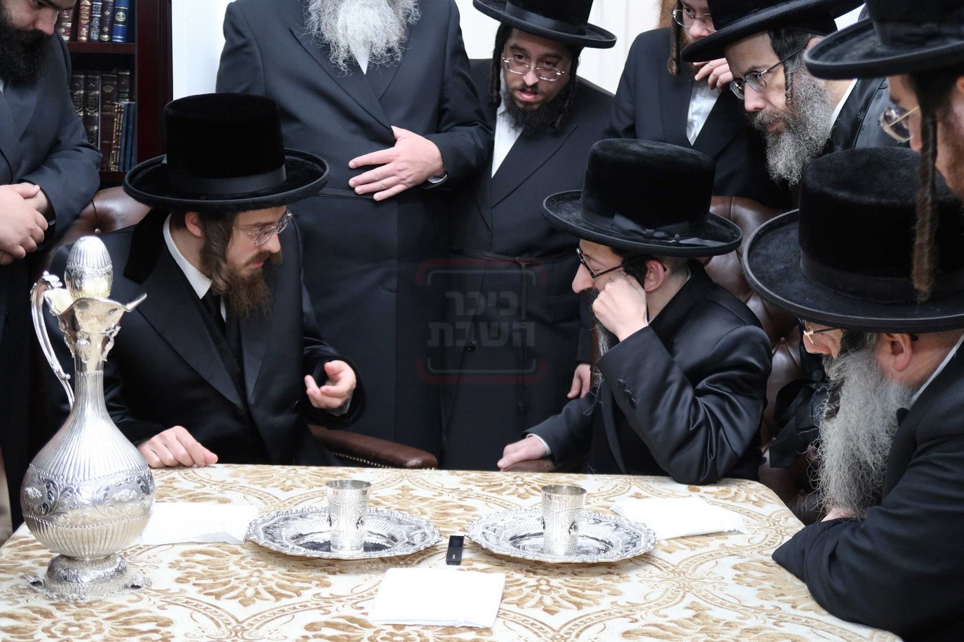 האדמו"ר מסאדיגורה בביקור אצל האדמו"ר מסקולען