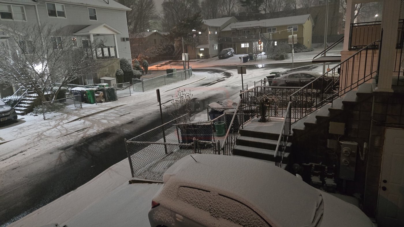 שלג ראשון בארה"ב 