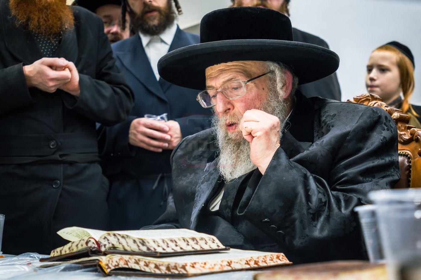 האדמו"ר מפינסק קרלין בטיש בטבריה