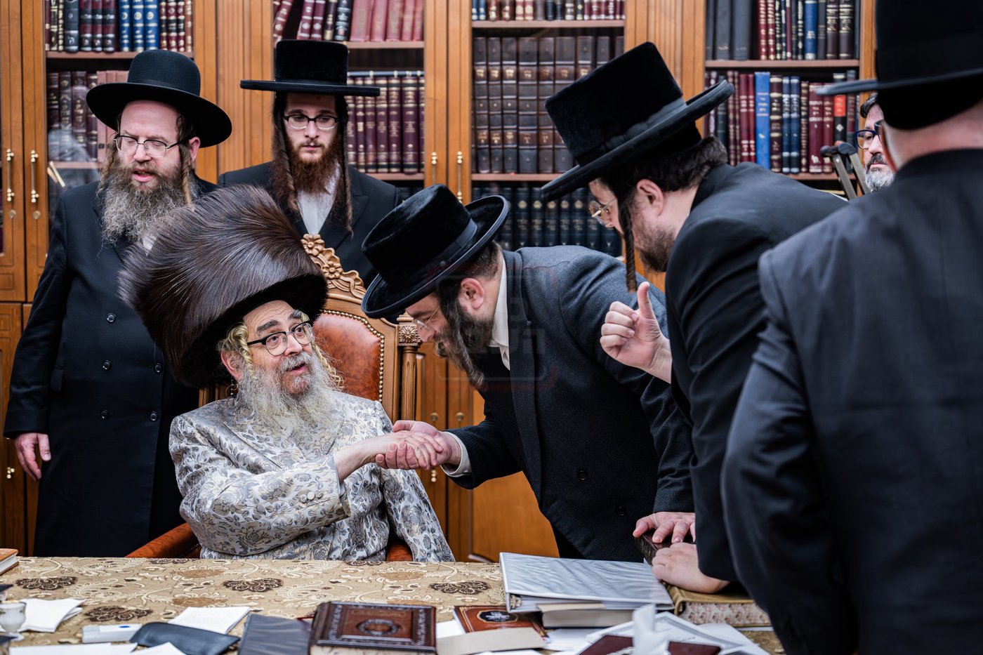 האדמו"ר מסאטמר בפגישת שתדלנות עם בכירי כלא אוטיסוויל