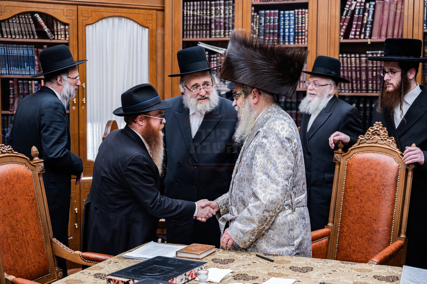 האדמו"ר מסאטמר בפגישת שתדלנות עם בכירי כלא אוטיסוויל