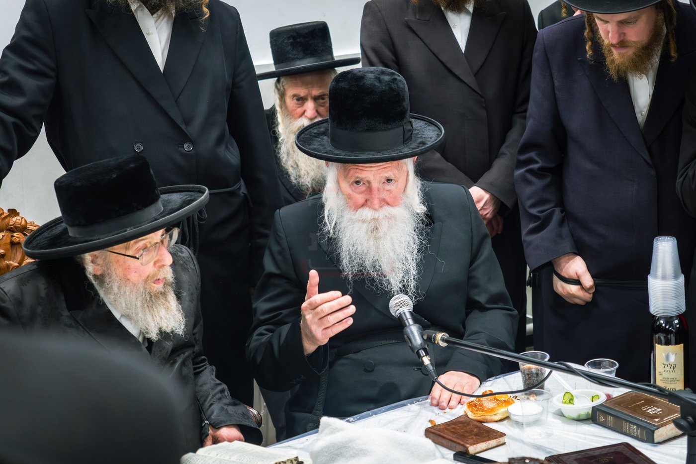 האדמו"ר מפינסק קרלין בטיש בטבריה