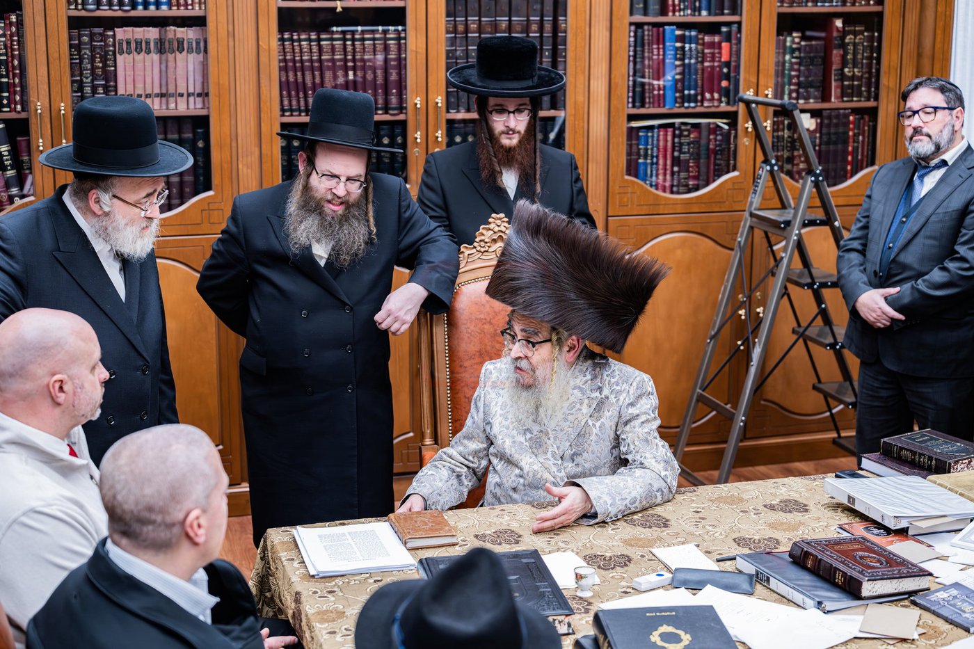 האדמו"ר מסאטמר בפגישת שתדלנות עם בכירי כלא אוטיסוויל