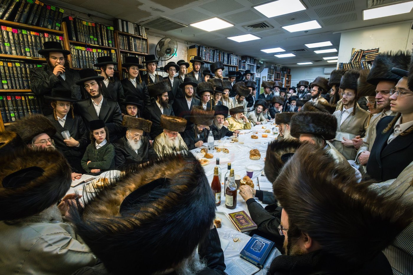 האדמו"ר מפינסק קרלין מוצ"ש במירון