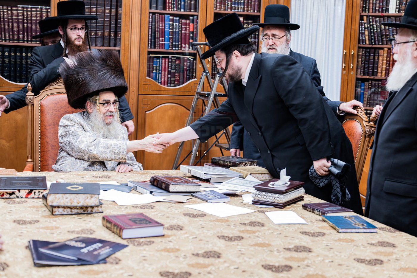 האדמו"ר מסאטמר בפגישת שתדלנות עם בכירי כלא אוטיסוויל