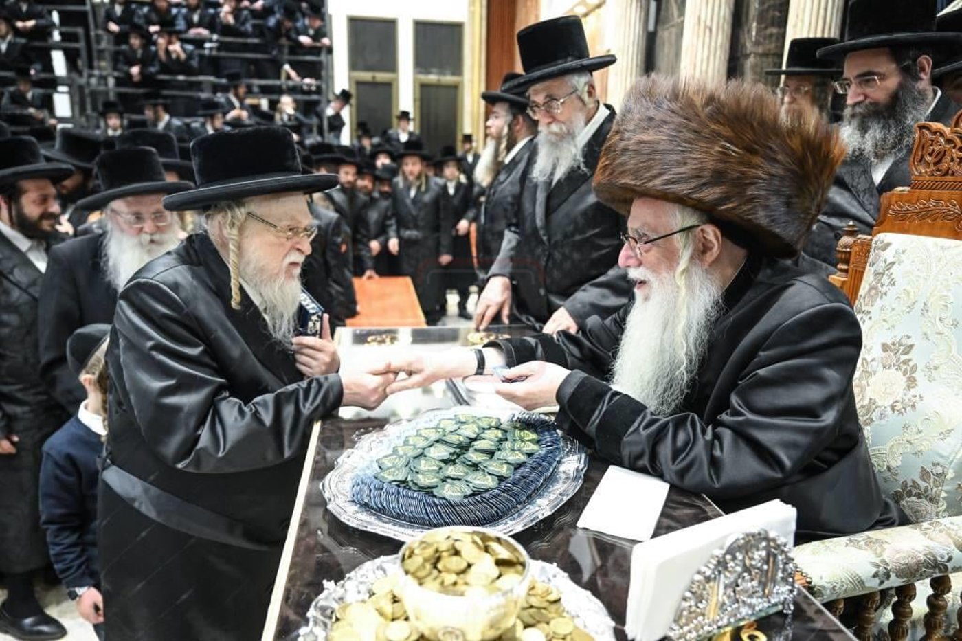 ערב ומוצאי שבת חנוכה בצאנז