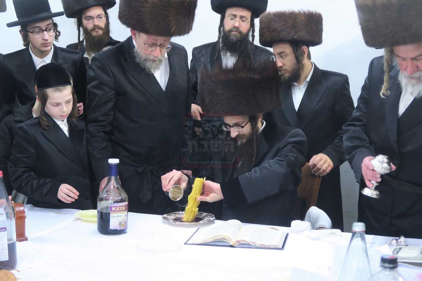 האדמו"ר מישועות יעקב סקולען, שבת במירון