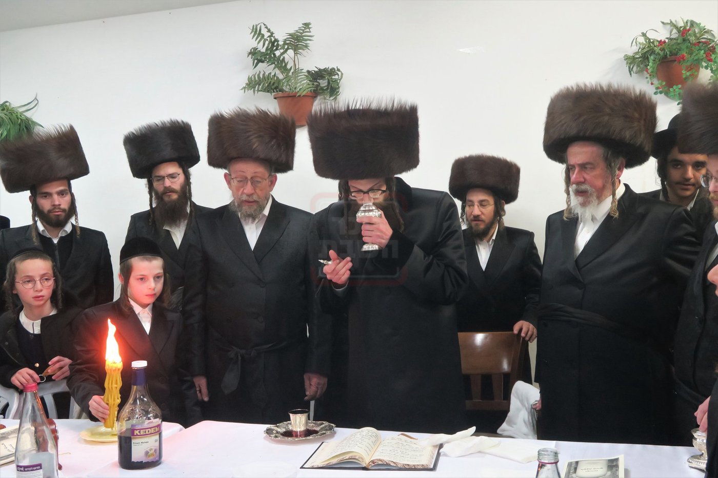 האדמו"ר מישועות יעקב סקולען, שבת במירון