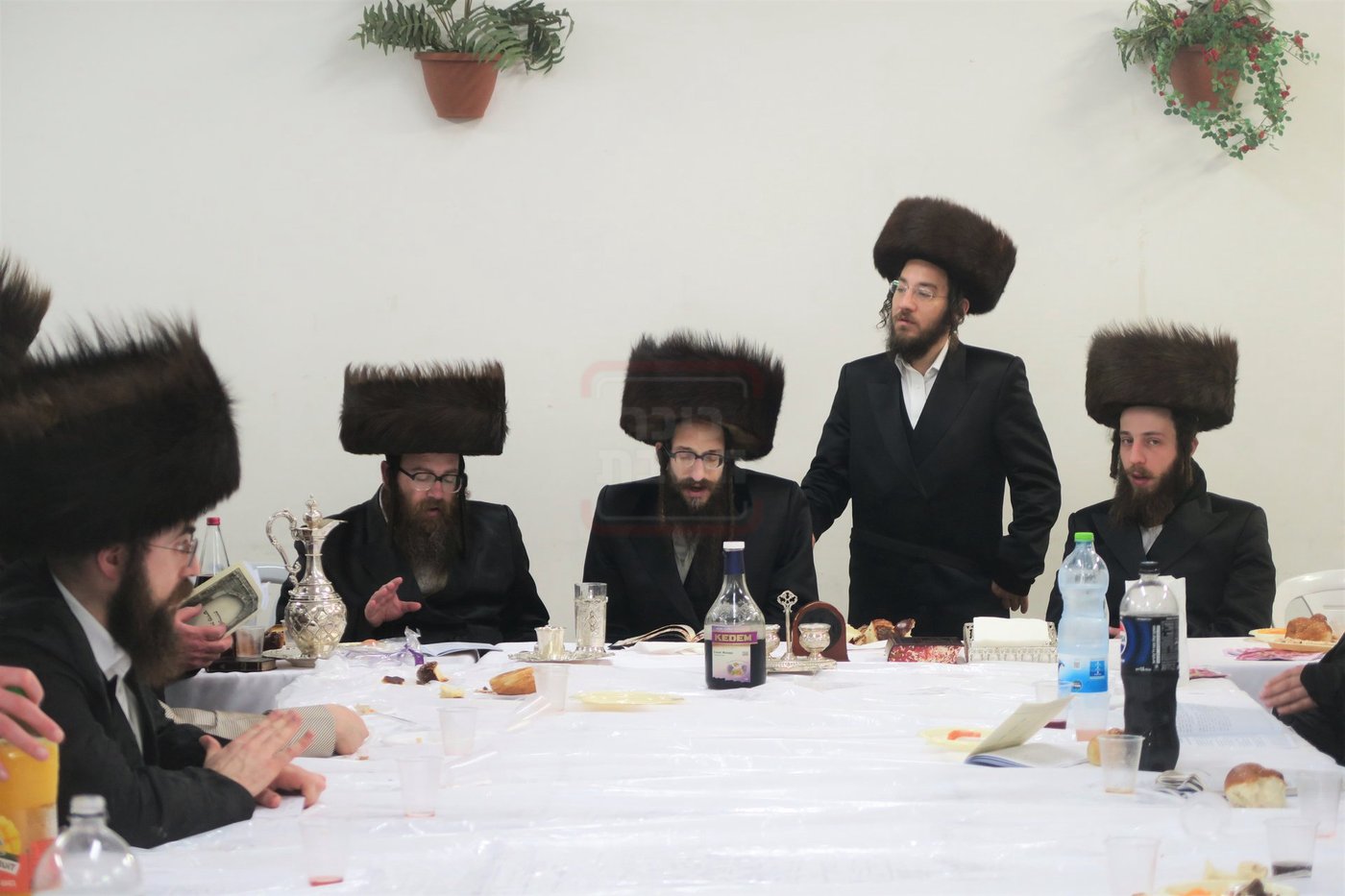 האדמו"ר מישועות יעקב סקולען, שבת במירון