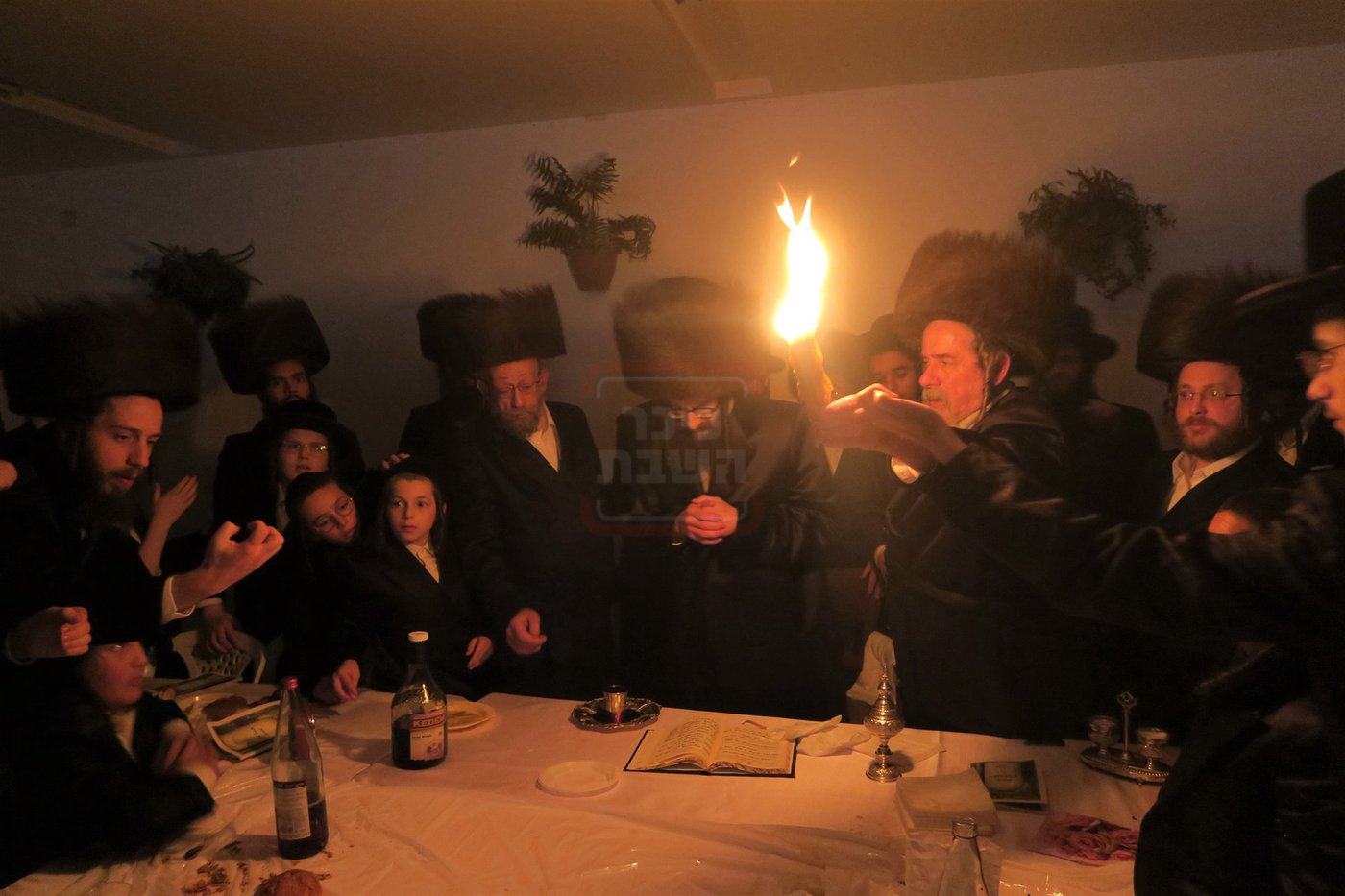 האדמו"ר מישועות יעקב סקולען, שבת במירון