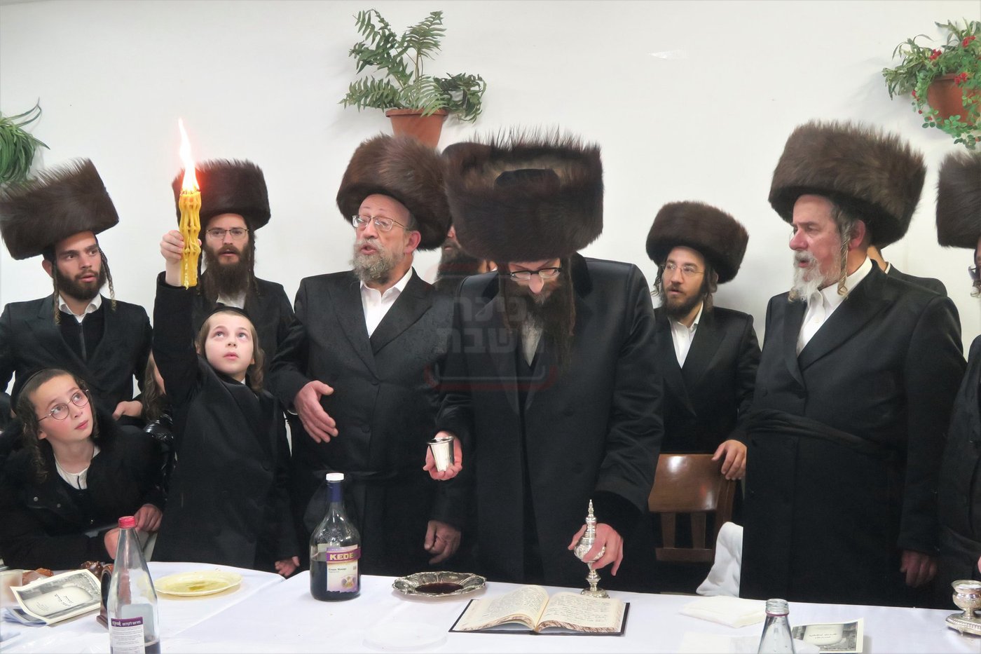 האדמו"ר מישועות יעקב סקולען, שבת במירון