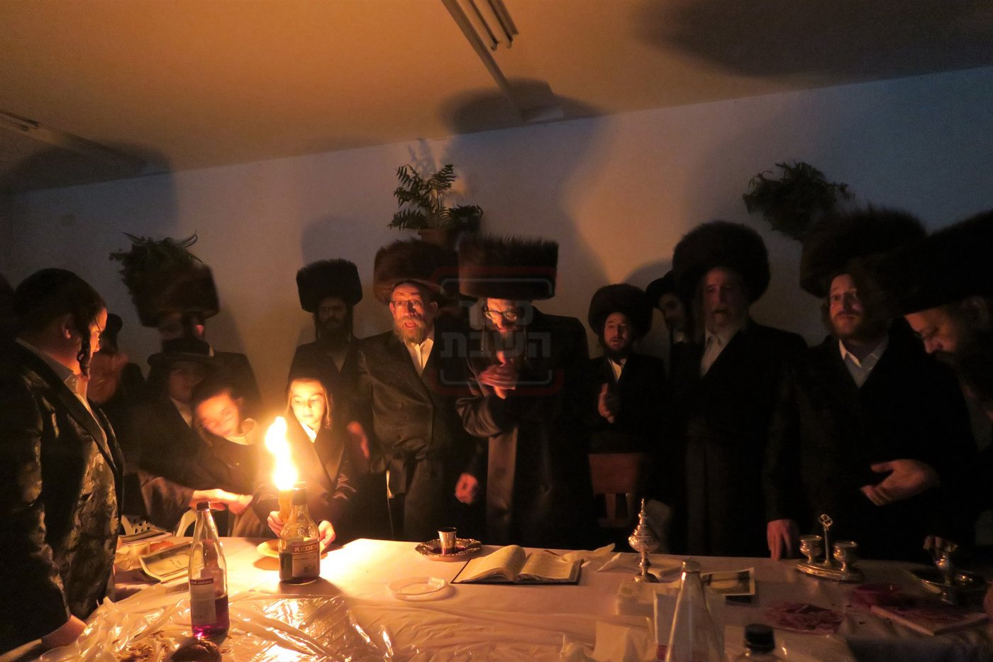 האדמו"ר מישועות יעקב סקולען, שבת במירון