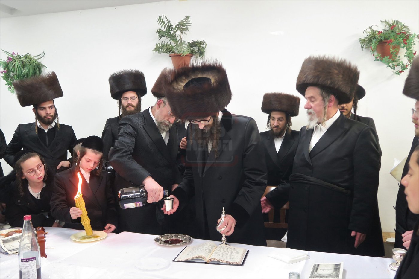 האדמו"ר מישועות יעקב סקולען, שבת במירון